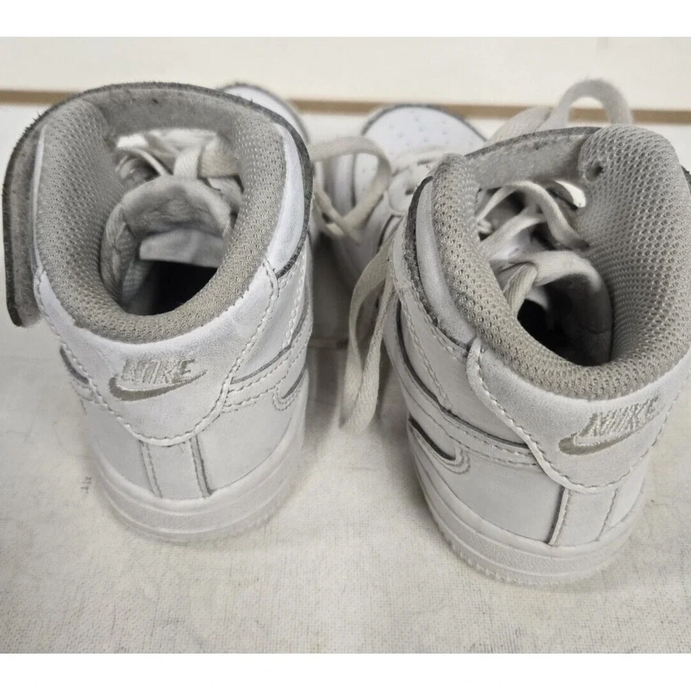 Nike Air Force 1 Mid LE DH2935-111 Size 10C Baby Toddler Triple White